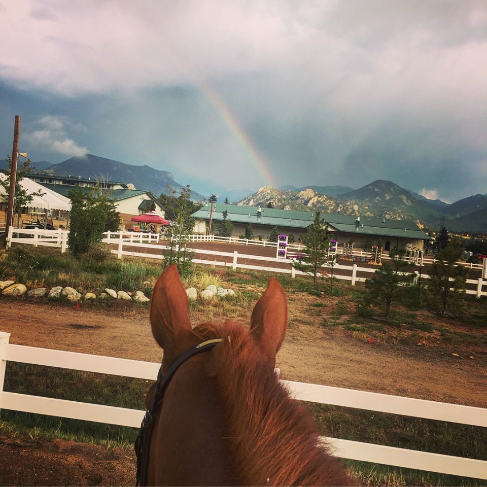 Rainbow Through the Horse's Ears