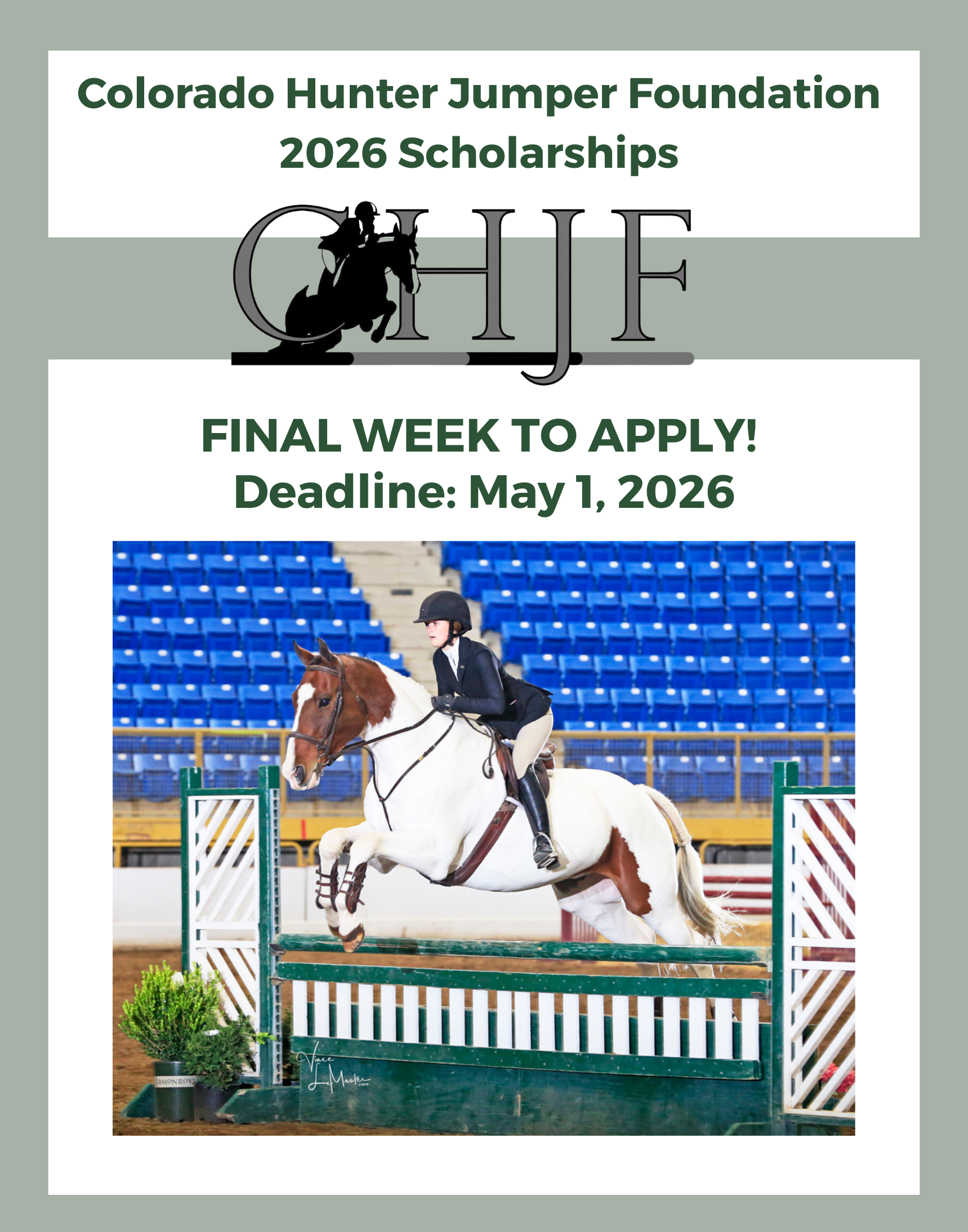 Colorado Hunter Jumper Foundation 2026 Scholarships