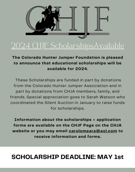 CHJF 2024 Scholarships