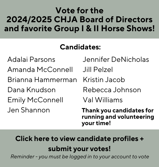 2024 Board Election and Favorite Horse Show Ballot