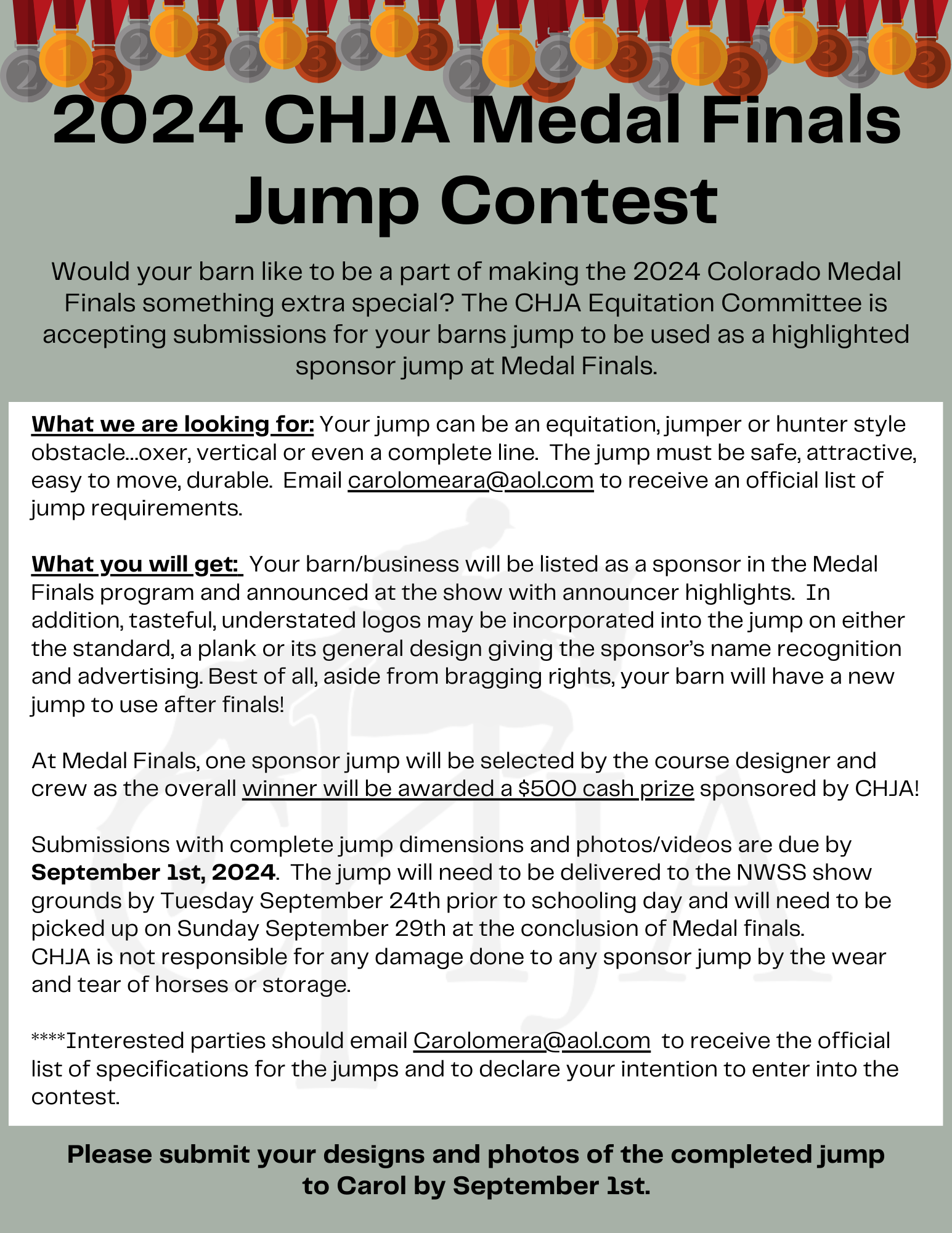 2024 CHJA Medal Finals Jump Contest