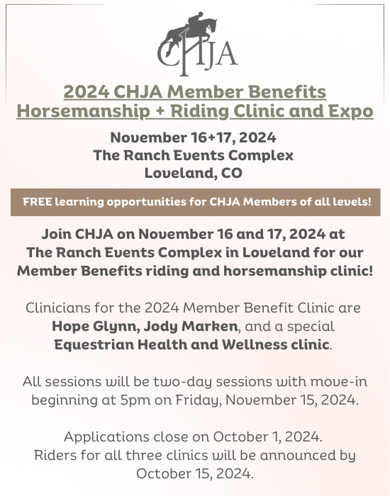 2024 Member Benefits Horsemanship & Riding Clinic and Expo