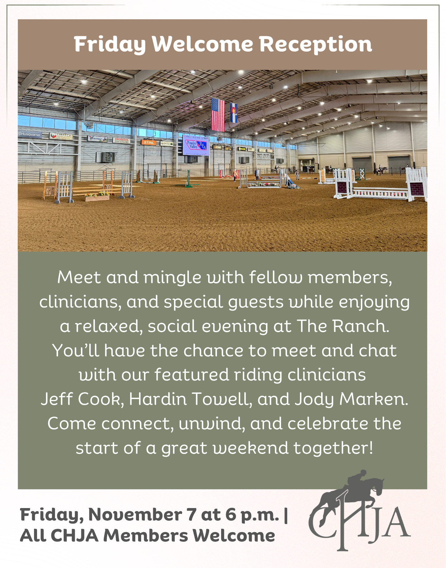 Friday Welcome Reception