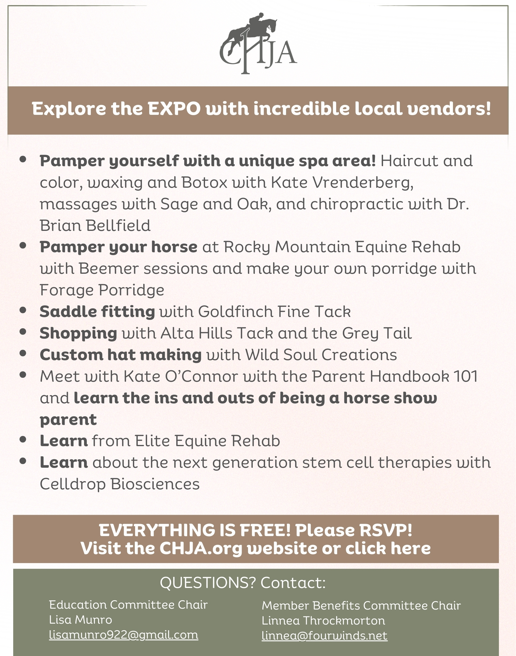 Explore the EXPO with incredible local vendors!