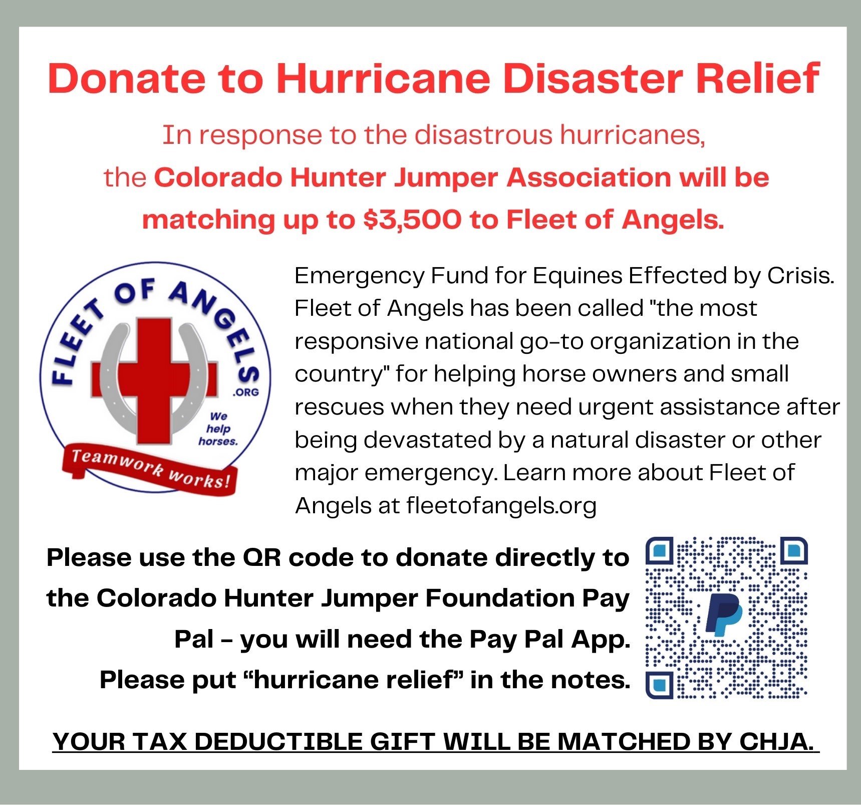 Donate to Hurricane Disaster Relief