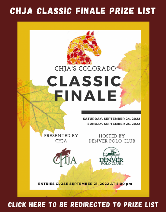 CHJA Classic Finale Prize List