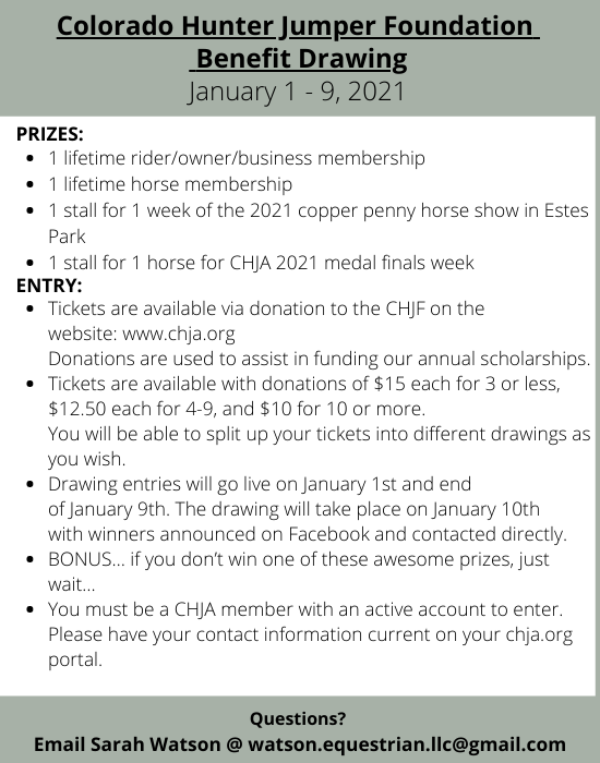 CHJF Benefit Drawing
