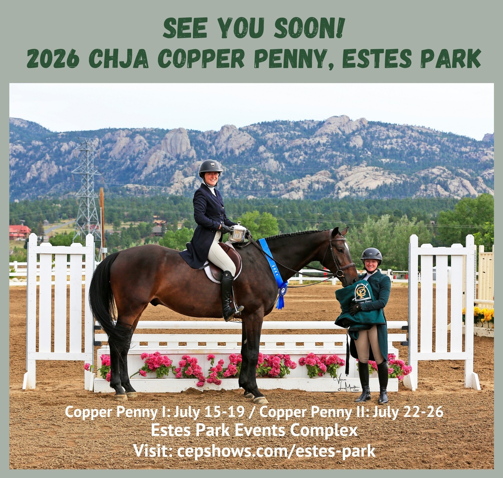 See You Soon!  2026 CHJA Copper Penny, Estes Park