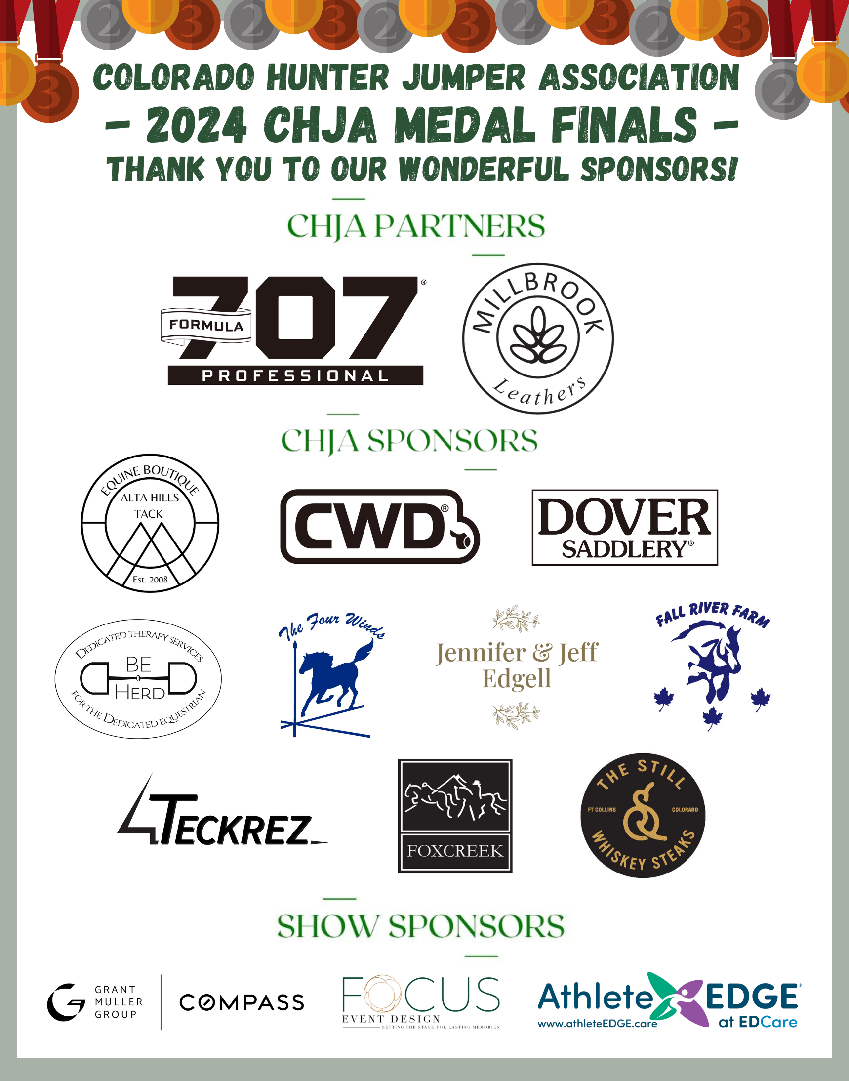 f2024 CHJA Medal Finals Sponsors