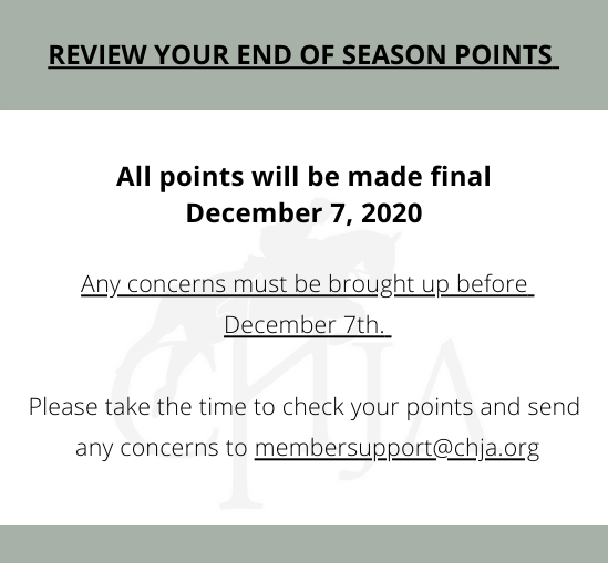 Review Your End of Season Points