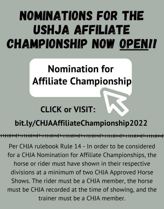 USHJA Affiliate Championship Nominations