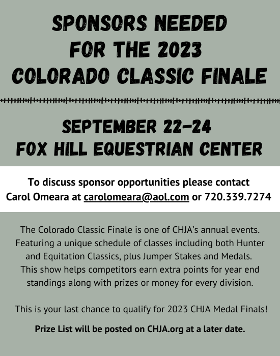 Sponsors Need for the 2023 Colorado Classic Finale