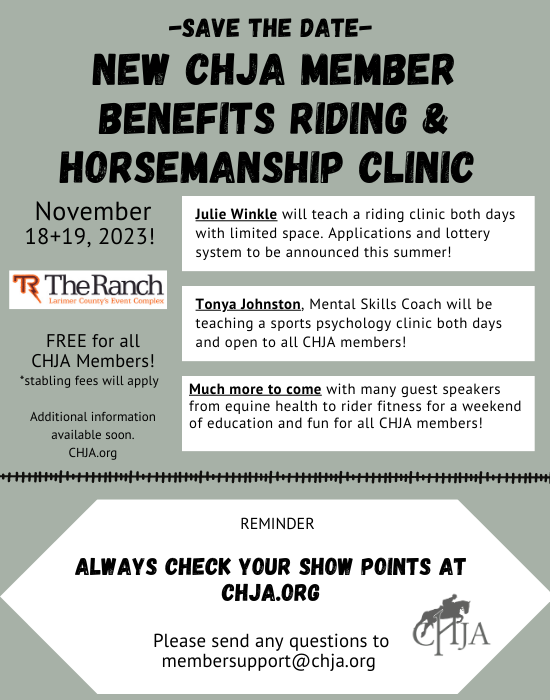 Member Benefits Riding and Horsemanship Clinic